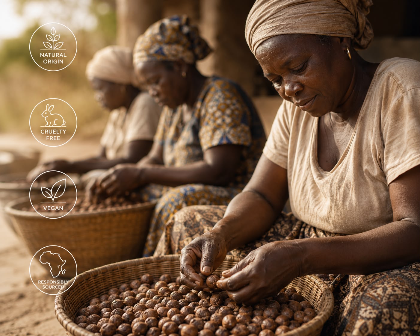 Coopératives de femmes à Korhogo, sélection du karité