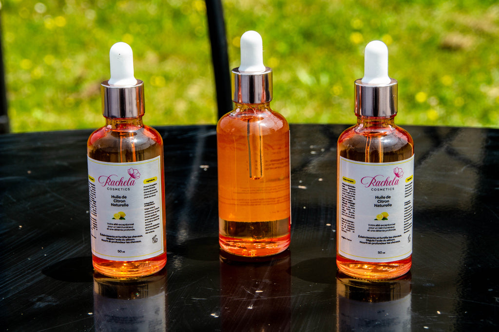 Huile de Citron – 50 ml – Purifiante & Éclaircissante