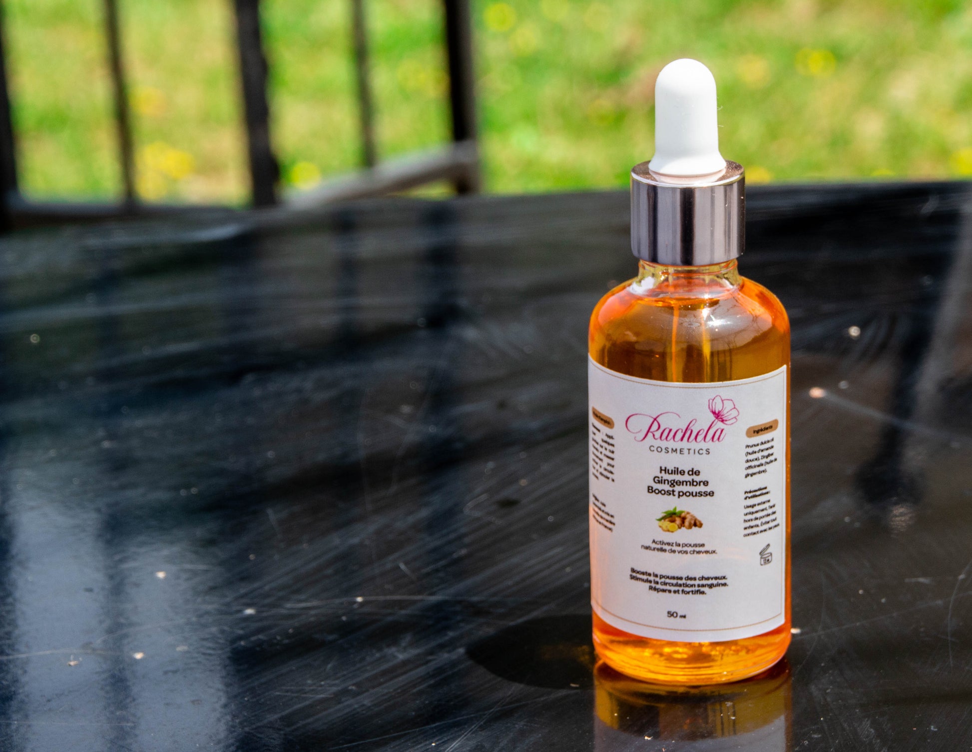 Huile de Gingembre – 50 ml – Stimule la pousse & revitalise