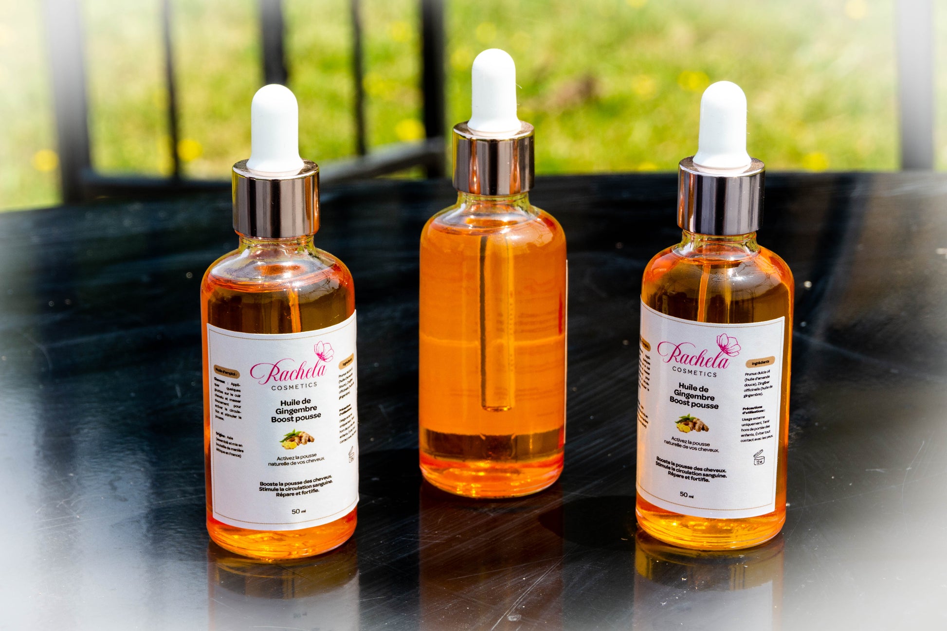 Huile de Gingembre – 50 ml – Stimule la pousse & revitalise