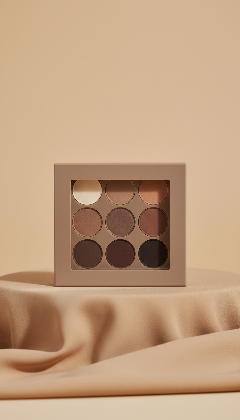 Palette ombres à paupières argile taupe